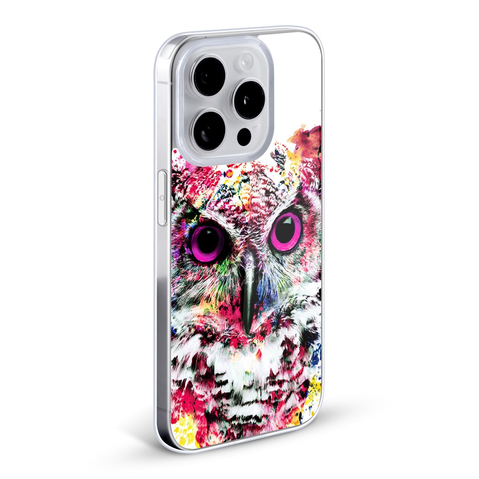 Officially Licensed Riza Peker Owl Animals Soft Gel Case for Apple iPhone 11 Pro - Cute Protective Phone Cover for Daily Use, Work & Travel