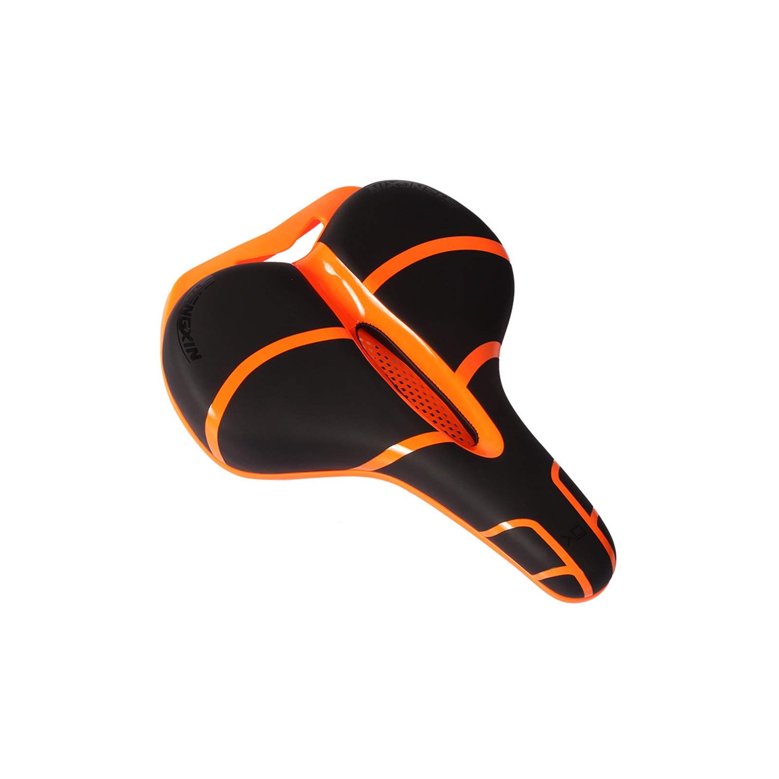 Premium Gel Bike Seat Cushion - Shockproof, Extra Comfort & Wide Design for Big Bum - Perfect for MTB, Mountain Bike, Folding Bike, Road Bike & Exercise Bikes - Ideal for Long Rides, Commuting & Indoor Cycling Workouts
