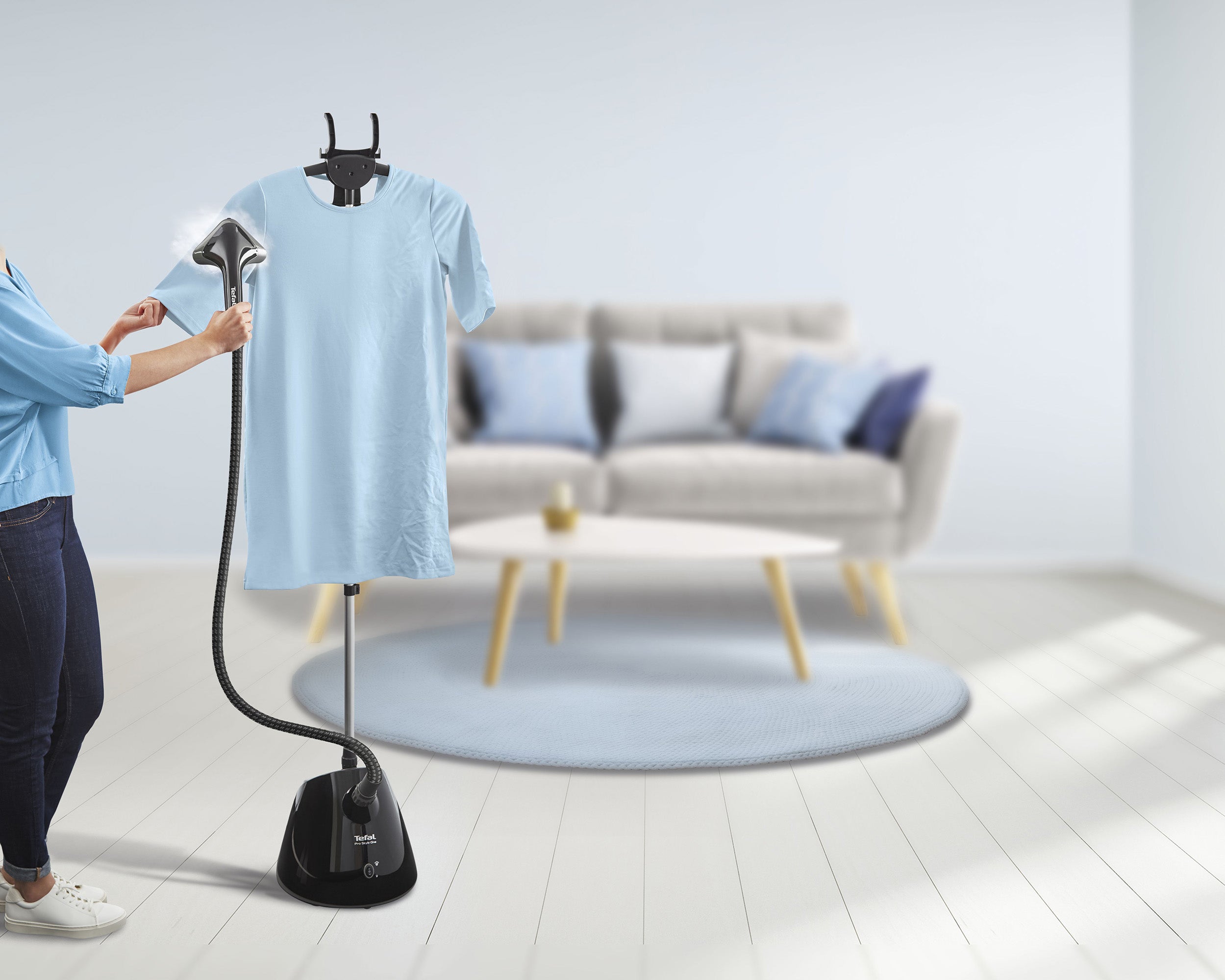 Tefal Pro Style One IT2461 Garment Steamer - Powerful Handheld Clothes Steamer for Wrinkles, Travel & Home Use - Perfect for Suits, Dresses & Delicate Fabrics