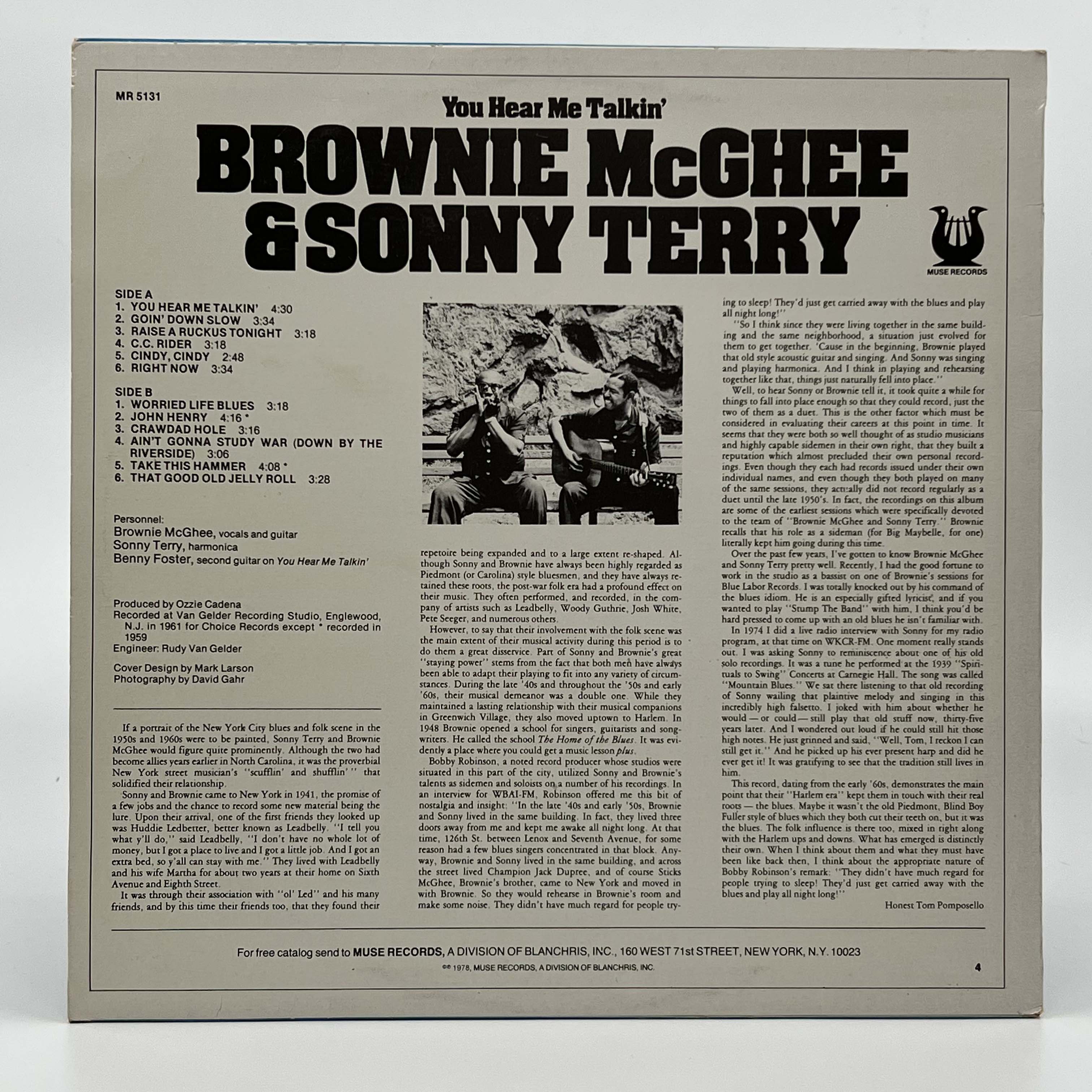 Brownie McGhee & Sonny Terry Blues Music Album - Classic Blues Duo for Guitar & Harmonica - Perfect for Relaxation, Road Trips & Music Lovers