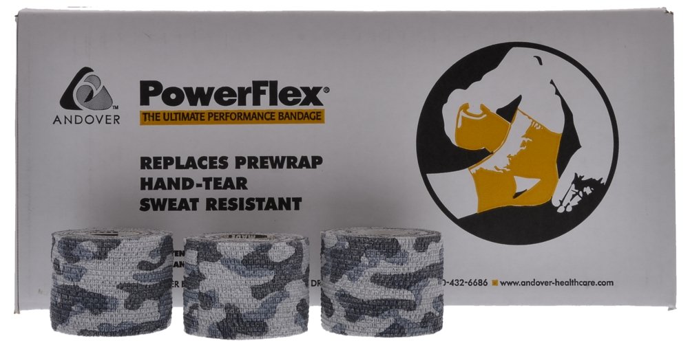PowerFlex Sports Tape - 2 Inch Single Roll for Injury Support & Pain Relief - Ideal for Athletes, Runners & Gym Enthusiasts