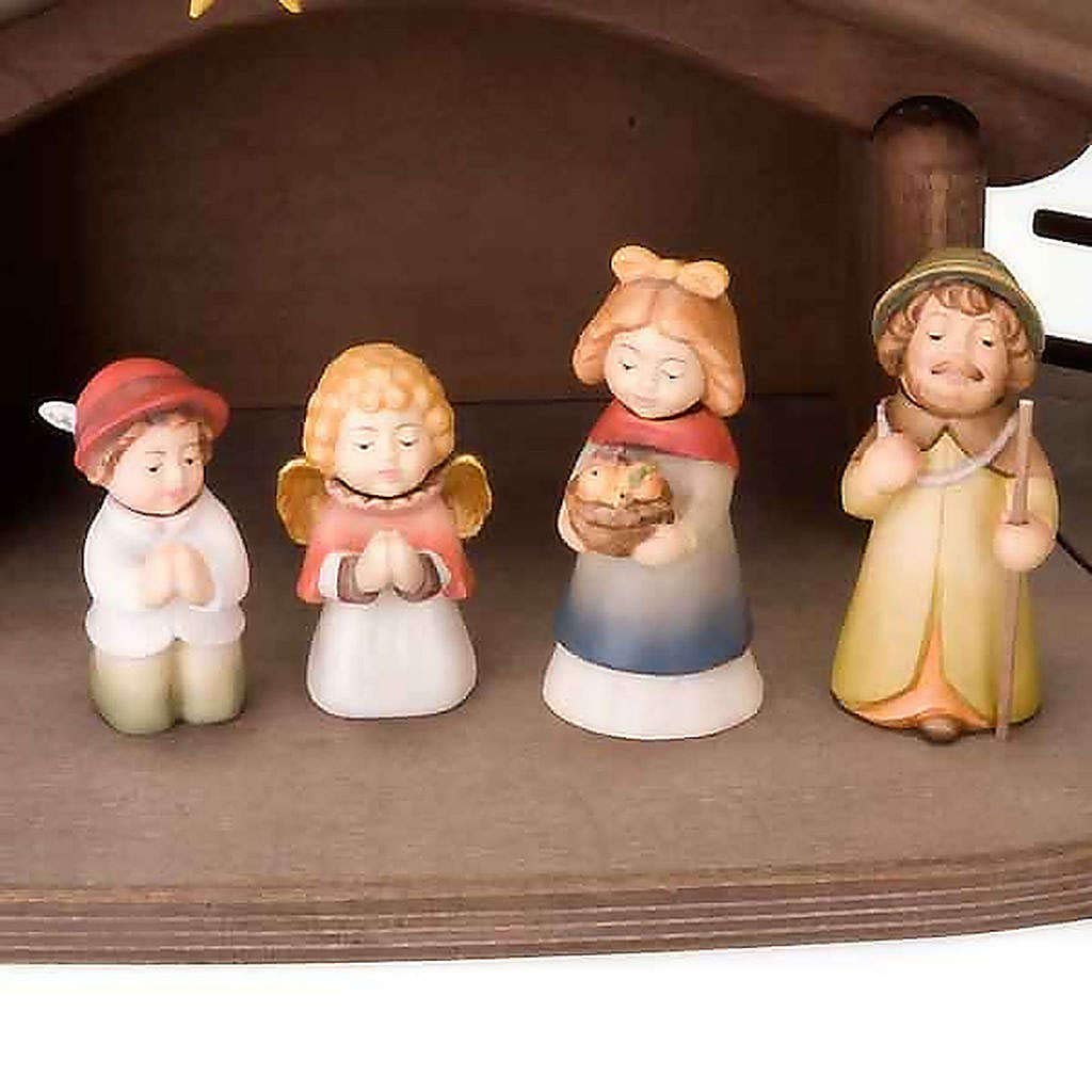 Magnetic Wooden Crib for Kids - Safe & Fun Baby Crib with Animal Magnets (Ox, Sheep) - Perfect for Nursery, Playroom & Montessori Learning