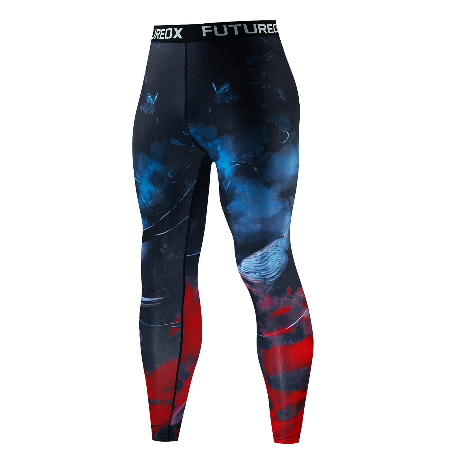 AIHIHE Men's Compression Leggings - Workout Gym Pants, Plus Size Capri for Running & Training | Moisture-Wicking & Breathable Activewear