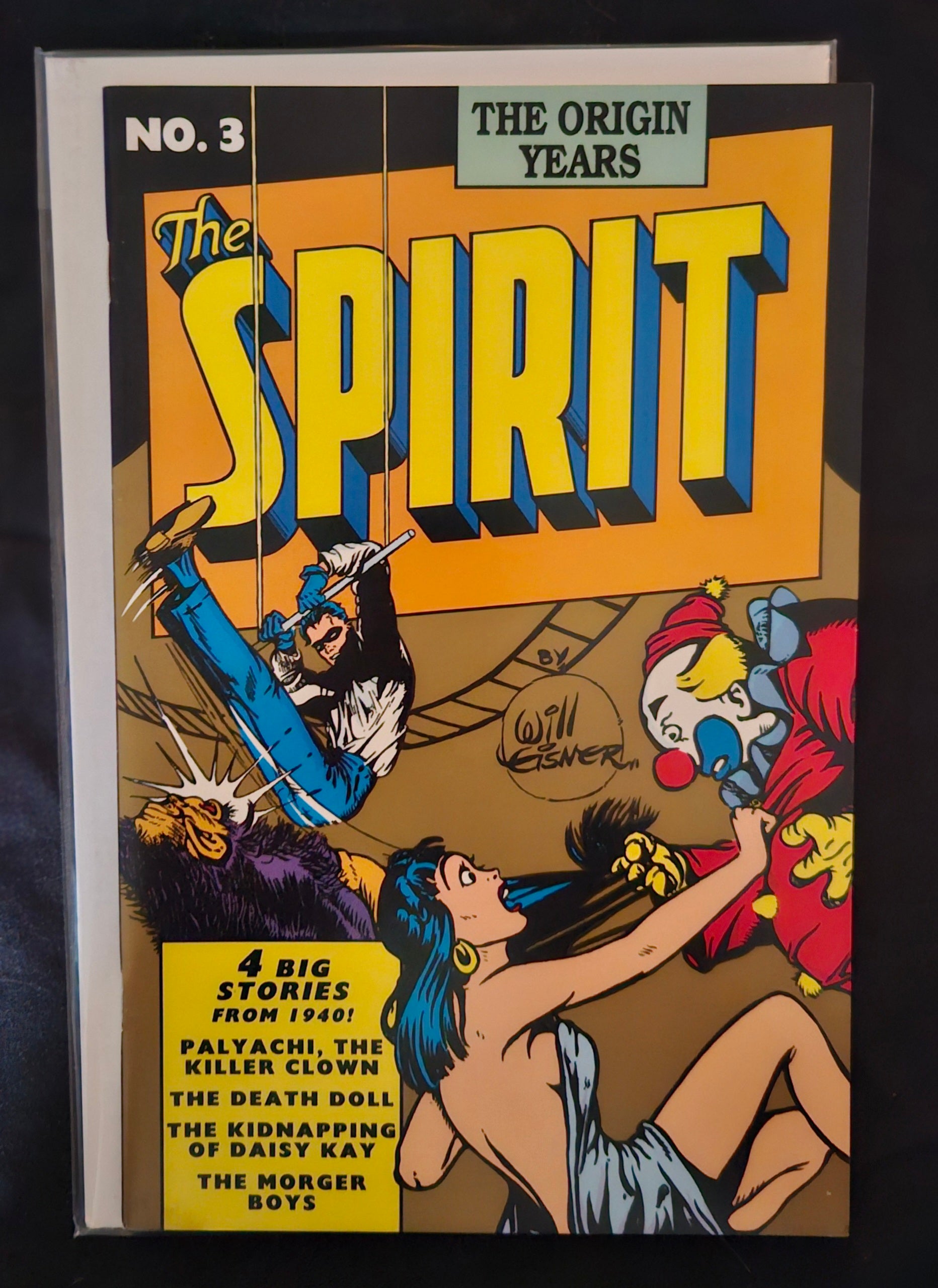 The Spirit: Origin Years #3 (1992) - Will Eisner's Classic Graphic Novel | Kitchen Sink Press | Perfect for Comic Collectors & Vintage Art Enthusiasts