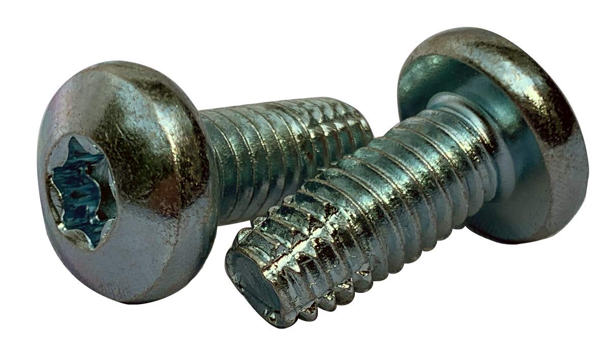 Small Parts 3112FTP Zinc Plated Steel Thread Cutting Screw, Pan Head Star Drive Type F, 5/16