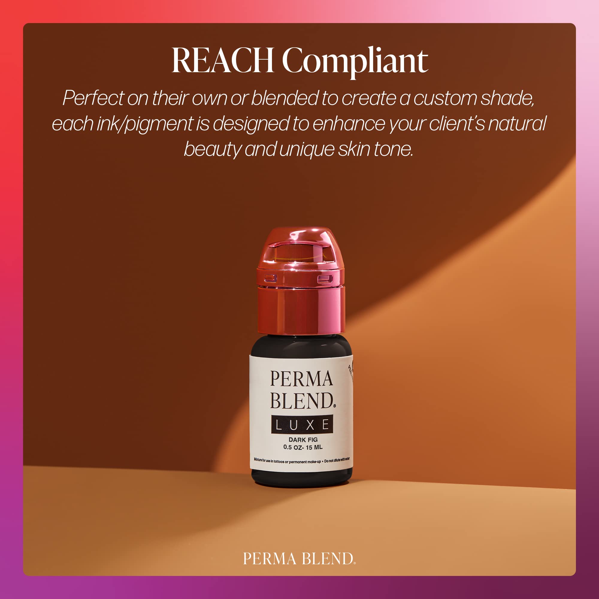 Perma Blend Luxe Dark Fig Permanent Makeup Pigment for Eyebrows – 15ml | Long-Lasting Microblading & Tattoo Ink for Natural-Looking Brows | Ideal for Professionals & DIY Beauty