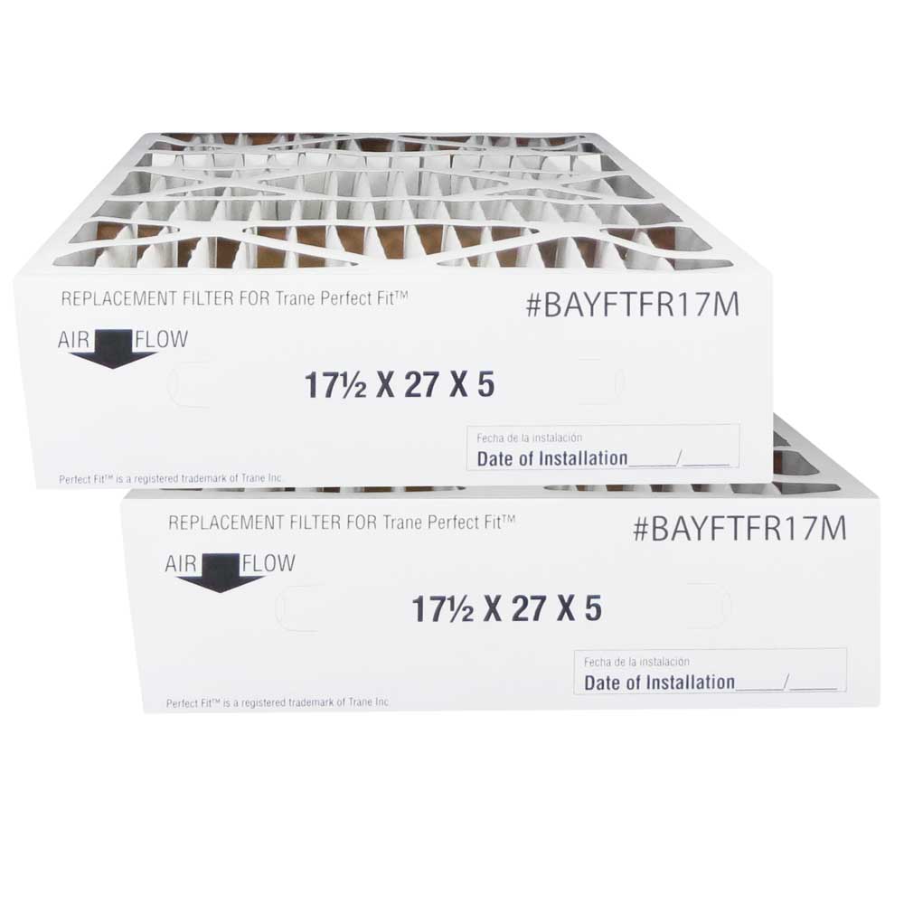 Atomic BAYFTFR17M 17.5x27x5 MERV 13 Trane Replacement Furnace Air Filter - 2 Pack | High Efficiency HVAC Filter for Cleaner Air in Homes & Offices