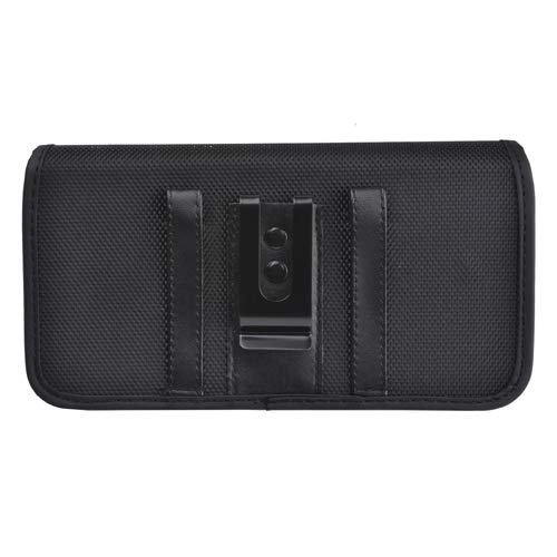 AT&T Motivate V341U & Fusion-Z Horizontal Canvas Pouch Case with Belt Clip Loop - Durable Holster for Everyday Carry & Outdoor Adventures
