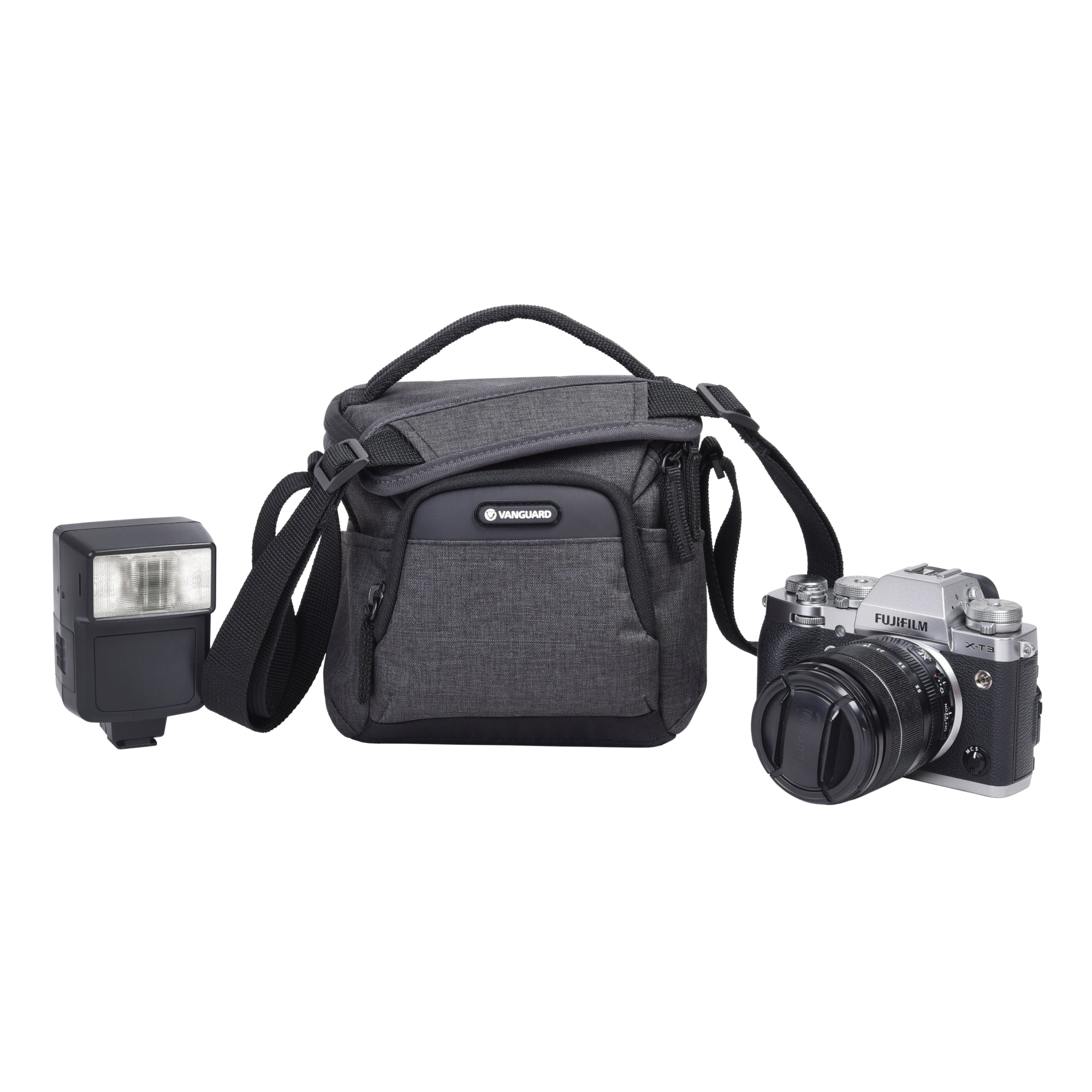 Vesta Aspire 15 Small Gray Camera Bag - Compact DSLR/SLR Camera Case for Travel & Photography - Perfect for Hiking, Daily Use & Outdoor Adventures