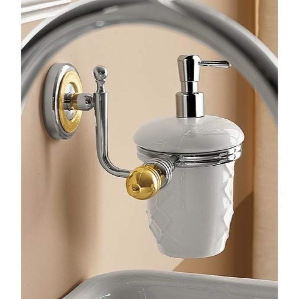 Toscanaluce 6523-BR-637509849672 Bronze Queen Collection Soap Dispenser - Elegant Bathroom & Kitchen Liquid Soap Dispenser for Home Decor
