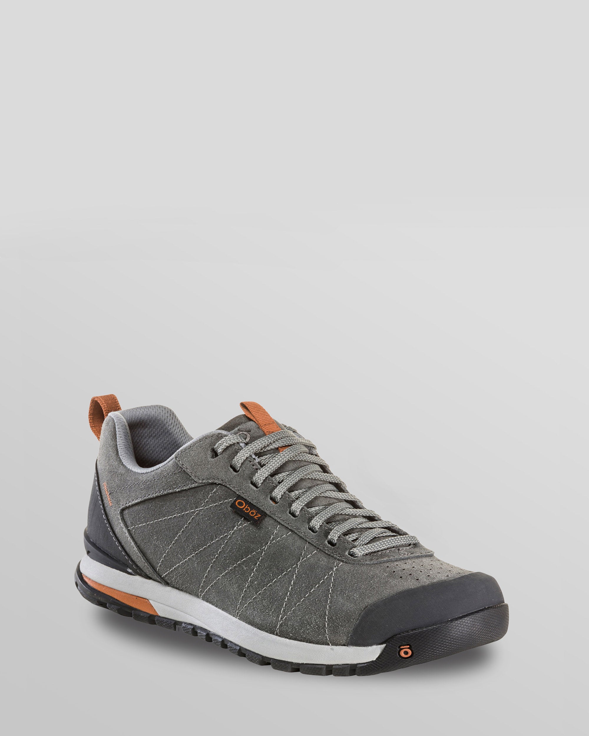 Oboz Bozeman Wide Low Leather Hiking Shoes for Men - Charcoal | Comfortable & Durable for Outdoor Adventures & Daily Wear