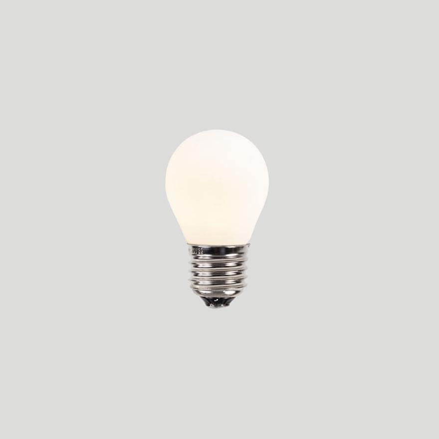 G45 4W E27 3000K Porcelain LED Bulb - Warm White Light for Home, Office, and Restaurant Lighting