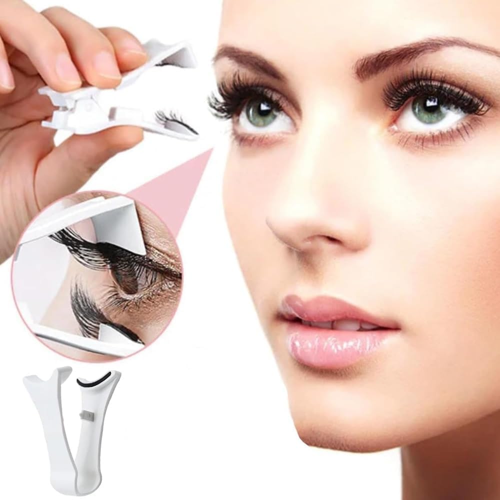 Lumilux Brillash Magnetic Eyelash Kit - Reusable No Glue False Lashes with Applicator - Natural Looking Eyelash Extensions for Daily Wear & Special Occasions