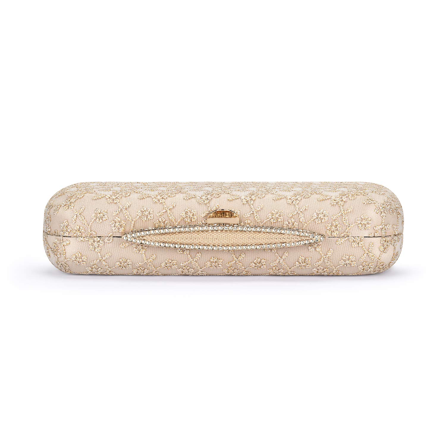 Elegant Lace Satin Wedding Clutch Purse for Women - Perfect for Bridal, Evening Parties & Special Occasions