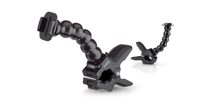 GoPro Jaws Flex Clamp Mount - Universal Action Camera Accessory for Bikes, Surfboards & Helmets | Durable Hands-Free Grip for Adventure Sports & Outdoor Activities