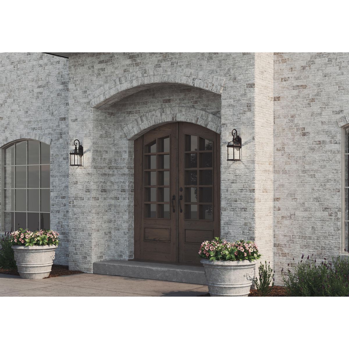 Dillard Collection Clear Glass One Light Outdoor Wall Lantern P560322 - Perfect for Porch, Patio, and Garden Lighting