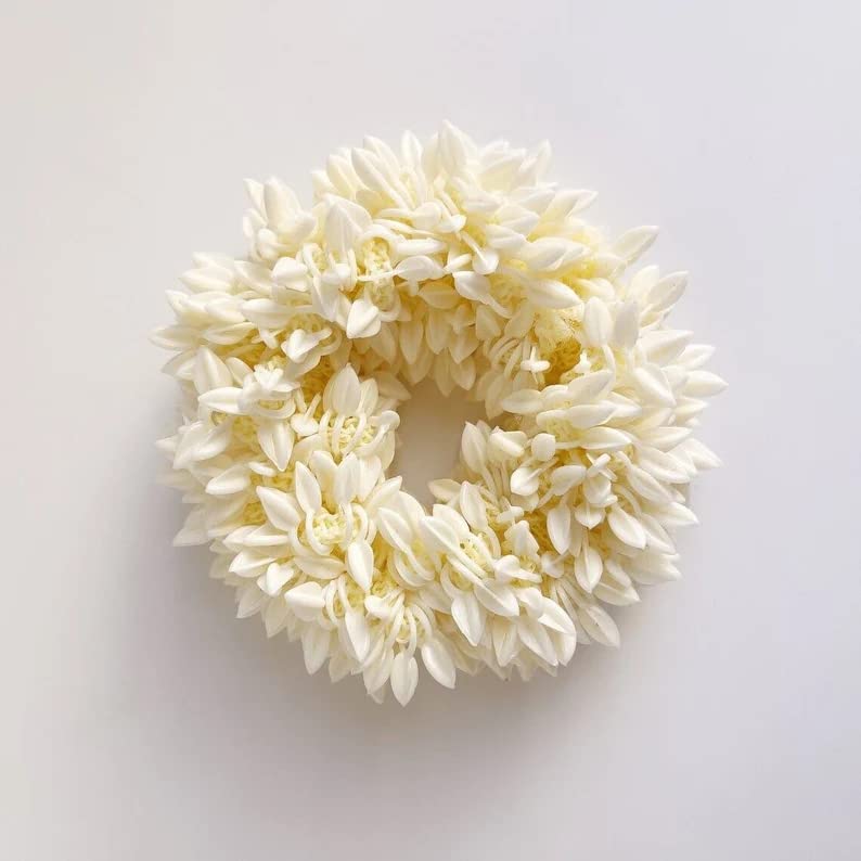 2-Pack Starvis Scented Mogra Gajra Hair Flowers - White Artificial Hair Accessories for Women & Girls | Perfect for Weddings, Parties & Traditional Outfits