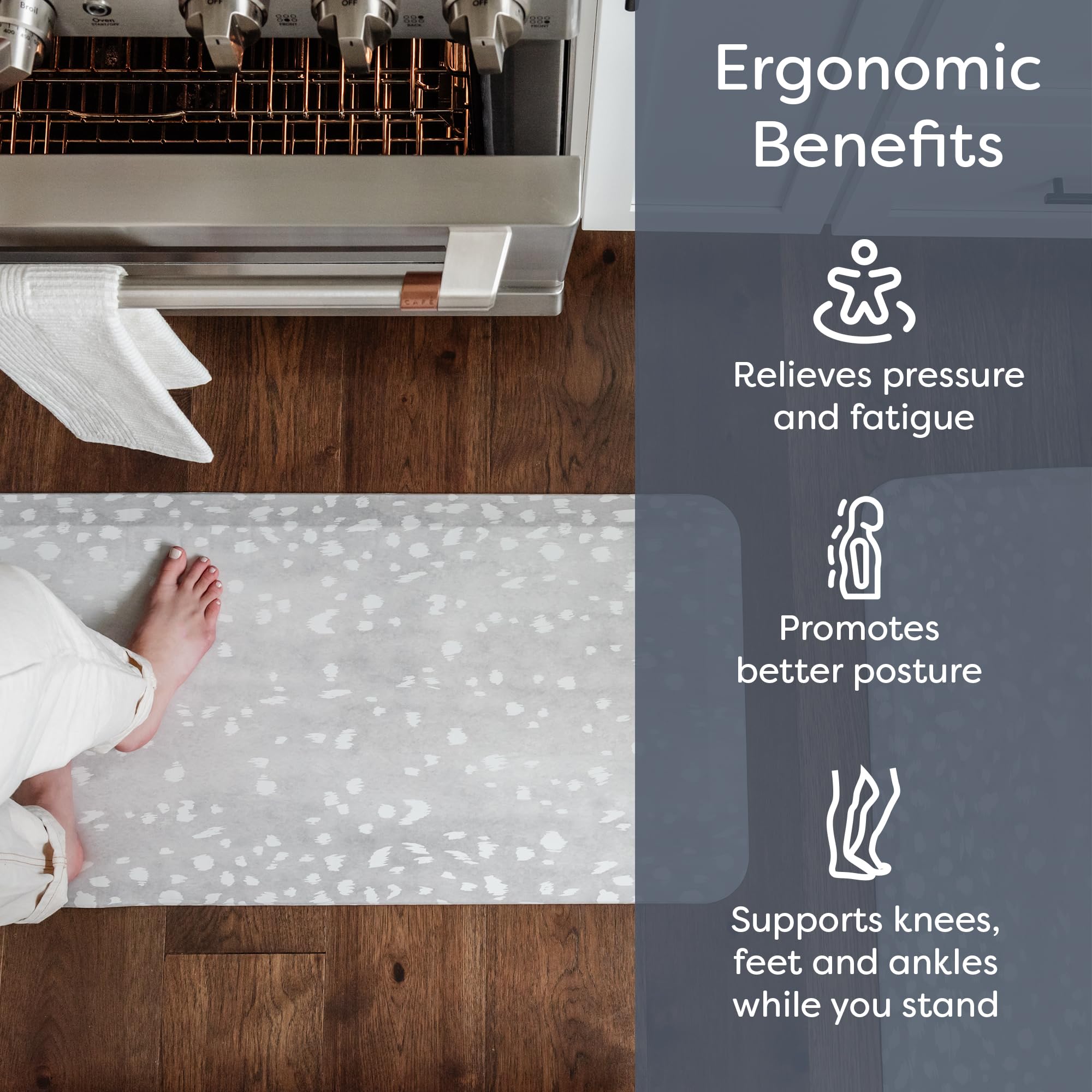 Nama Anti-Fatigue Kitchen Mat - Ergonomic Standing Mat for Comfortable Cooking