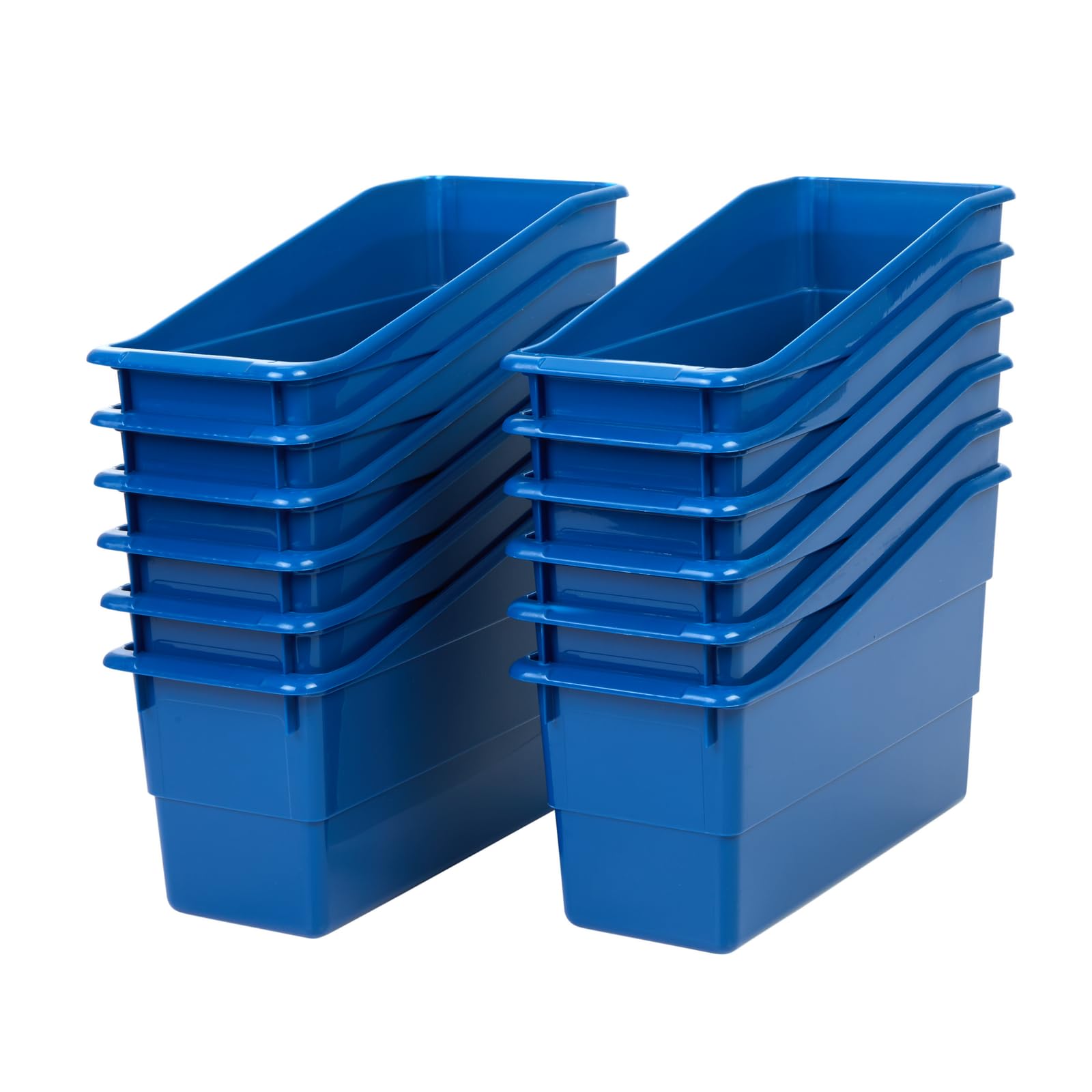 Durable Book and Binder Holders - 12 Pack Set for Classroom, Office & Home Organization | Heavy-Duty Storage Solution for Books, Binders & Files