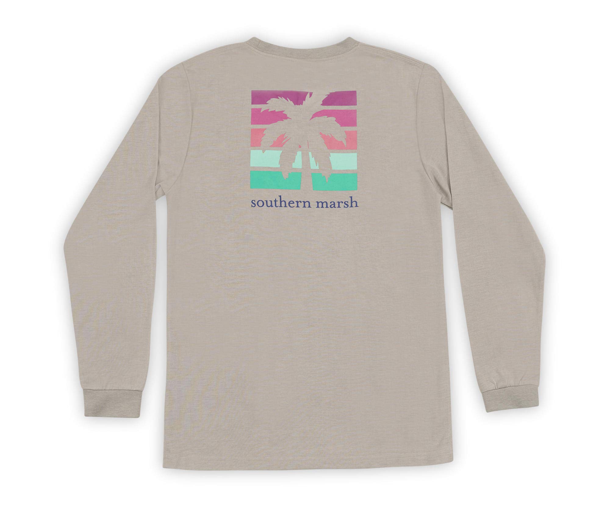 Southern Marsh LS FieldTec Comfort Tee - Island Fade | Moisture-Wicking Long Sleeve Shirt for Outdoor Activities, Hunting & Casual Wear