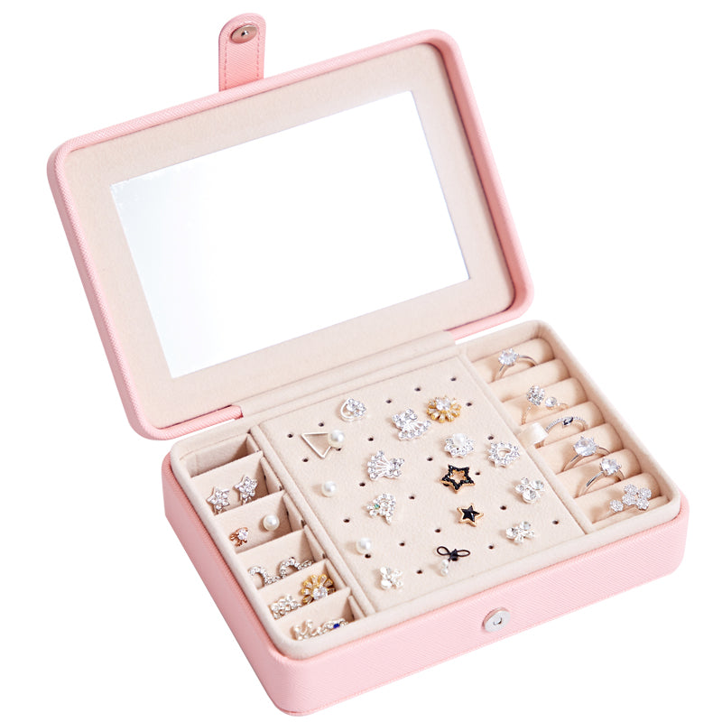 Multifunctional Jewelry Storage Box for Earrings, Rings & Necklaces - Perfect for Travel, Home Organization & Gift Giving