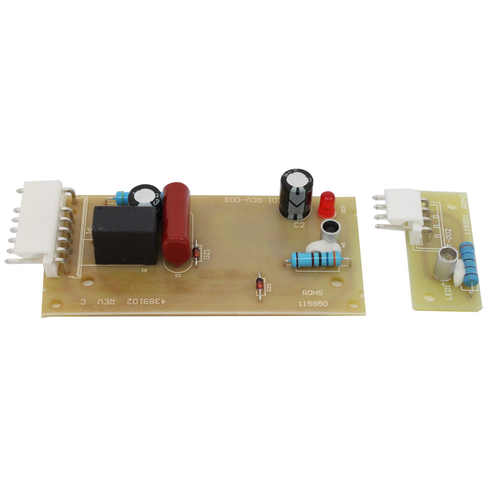 UpStart Components W10757851 Refrigerator Ice Level Control Board Replacement - Compatible with Kenmore/Sears 10656539400 & 4389102 Icemaker Emitter Sensor - Fixes Ice Maker Issues for Refrigerators - Perfect for Home Kitchen Appliance Repair