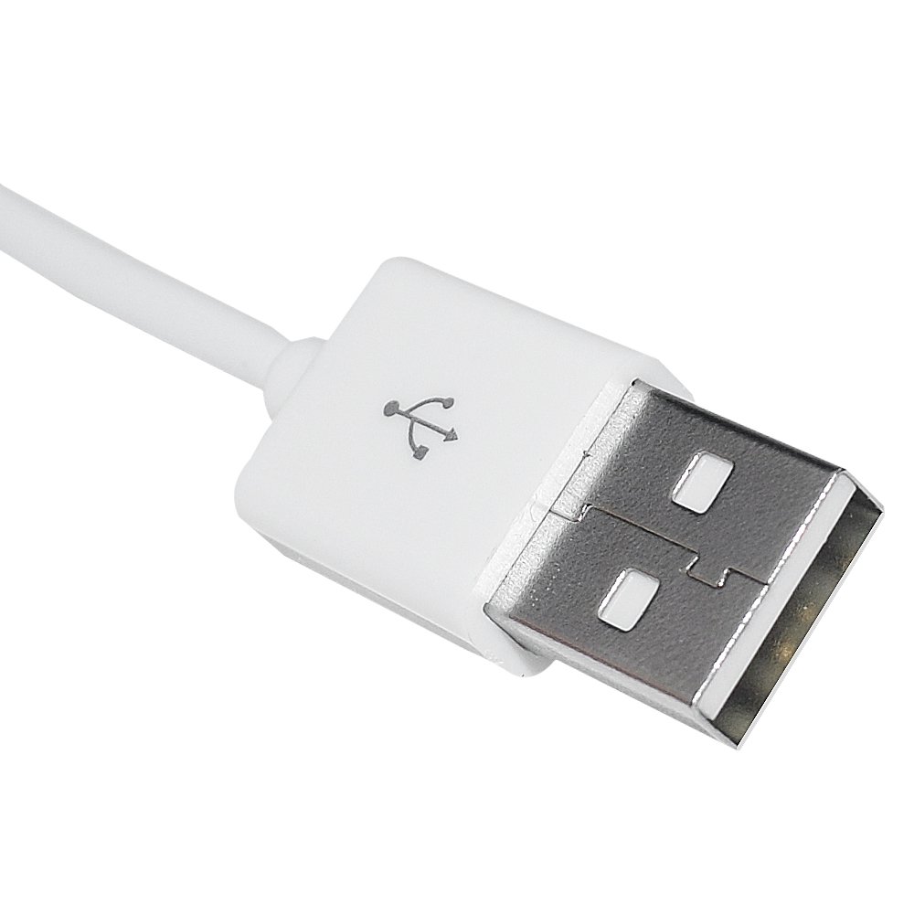 Original Beats By Dre Studio Wireless Headphones Replacement USB Charger Cable - 3.5mm Audio & Charging Cord (White) | Perfect for Home, Office & Travel Use
