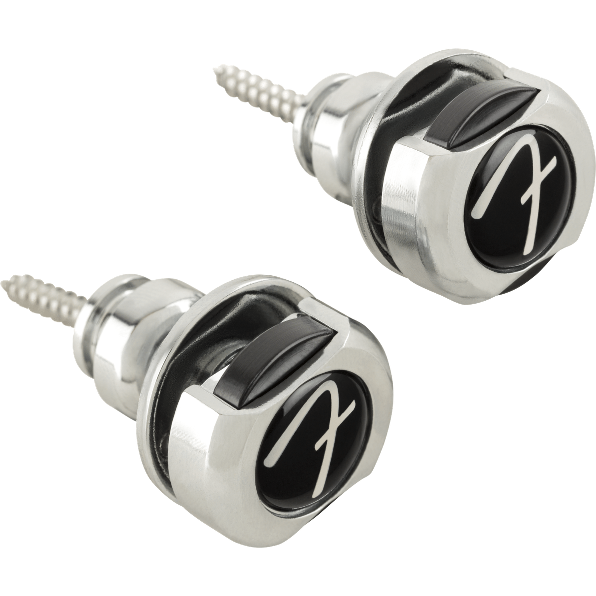 Fender Infinity Guitar Strap Locks - Chrome Plated - Secure Guitar Strap for Electric & Acoustic Guitars - Perfect for Live Performances & Studio Sessions