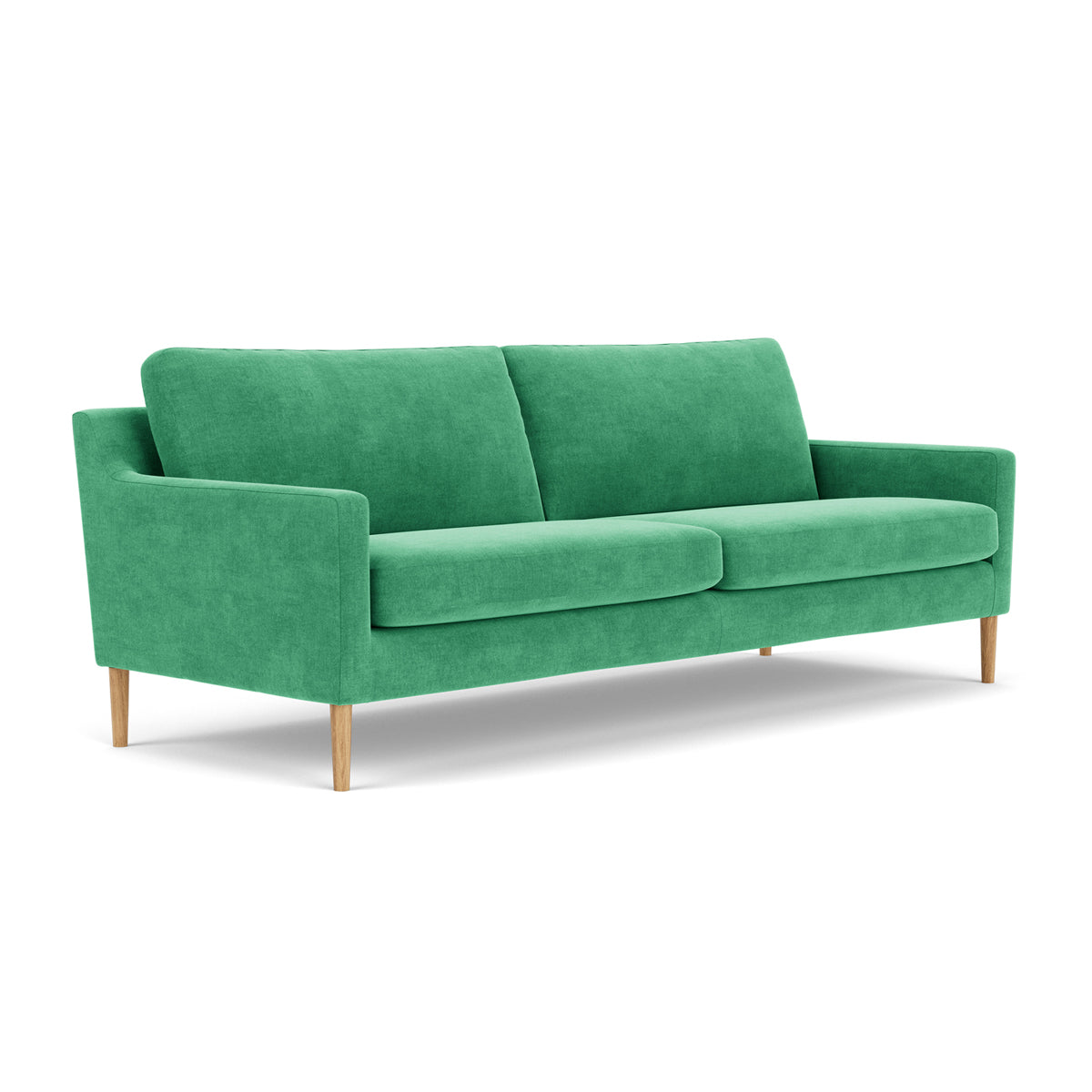 Astha Fabric 3-Seater Sofa - Modern Living Room Furniture for Small Spaces | Comfortable Couch for Apartments, Dorm Rooms & Cozy Homes