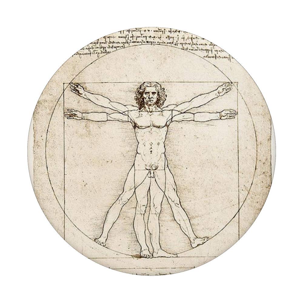 Leonardo Da Vinci The Proportions of the Human Body - Vitruvian Man Art Print - Perfect for Home Decor, Office Wall Art & Renaissance Art Lovers