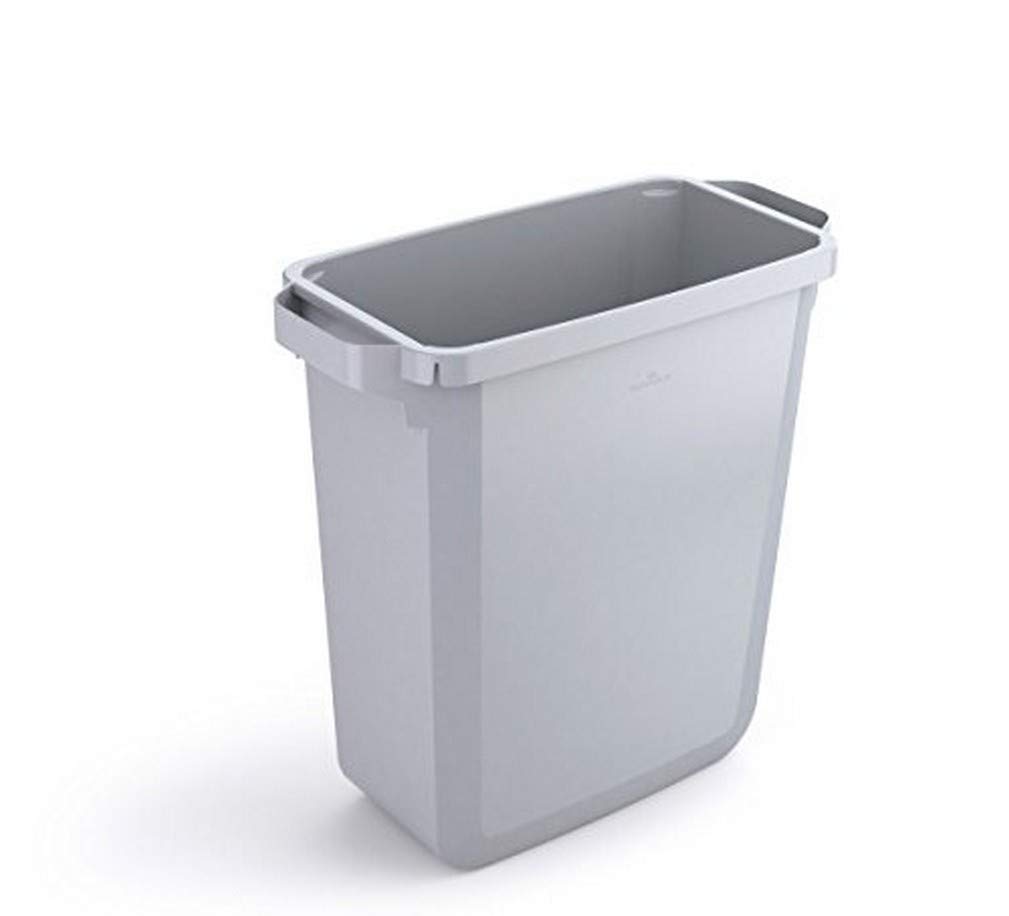 DURABIN 60 Rectangular Trash Can - 16 Gallon (60 Liter) Heavy Duty Waste Bin, Freezer & Food Safe, Odor Resistant - Ideal for Kitchen, Office, Recycling & Garbage Collection