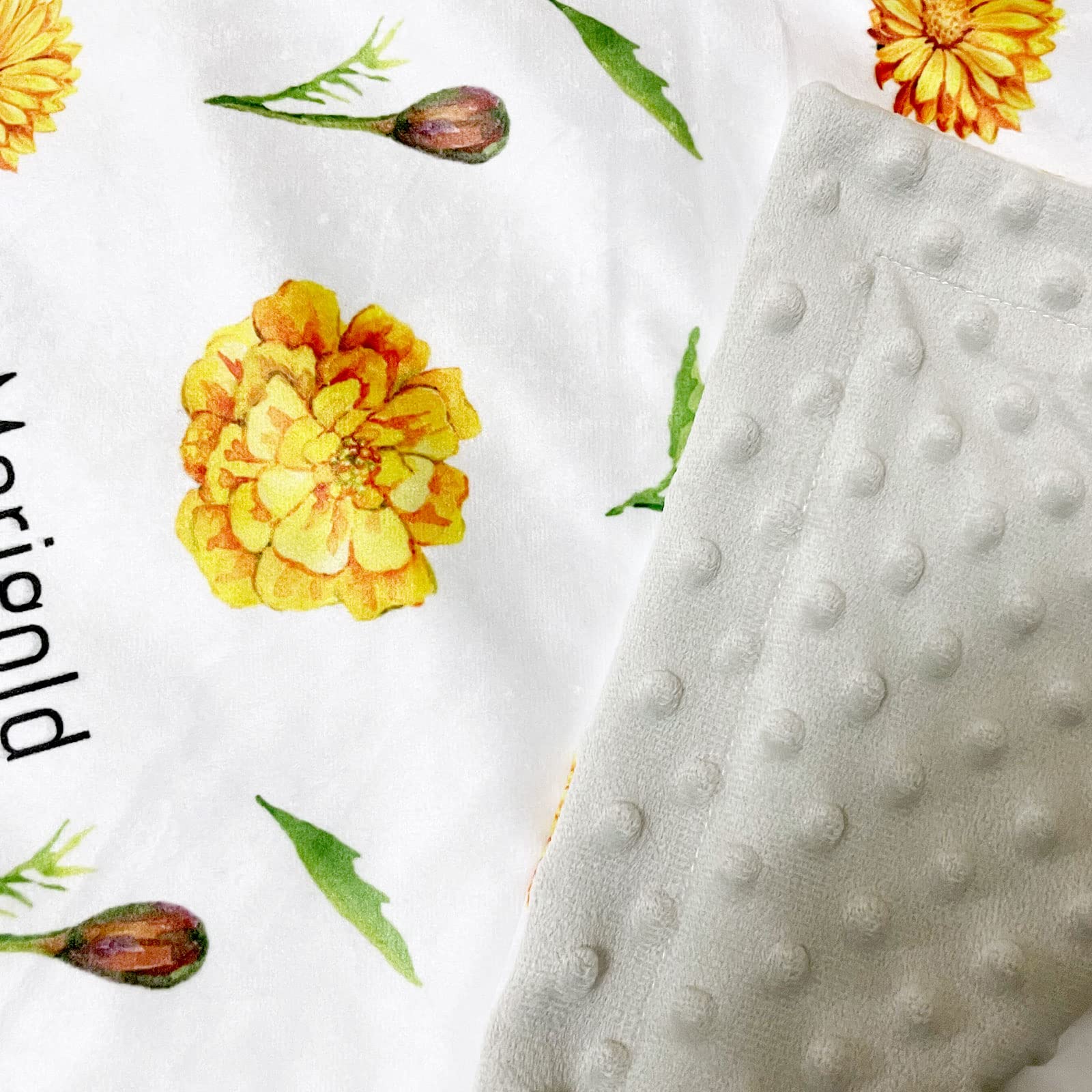 Personalized Baby Blanket with Name - Custom Embroidered Newborn Receiving Blanket for Girls & Boys - Ultra Soft Double Layer Plush Minky Dot Blanket 30x40 Inches - Perfect Christening Gift, Nursery Essential & Baby Shower Present