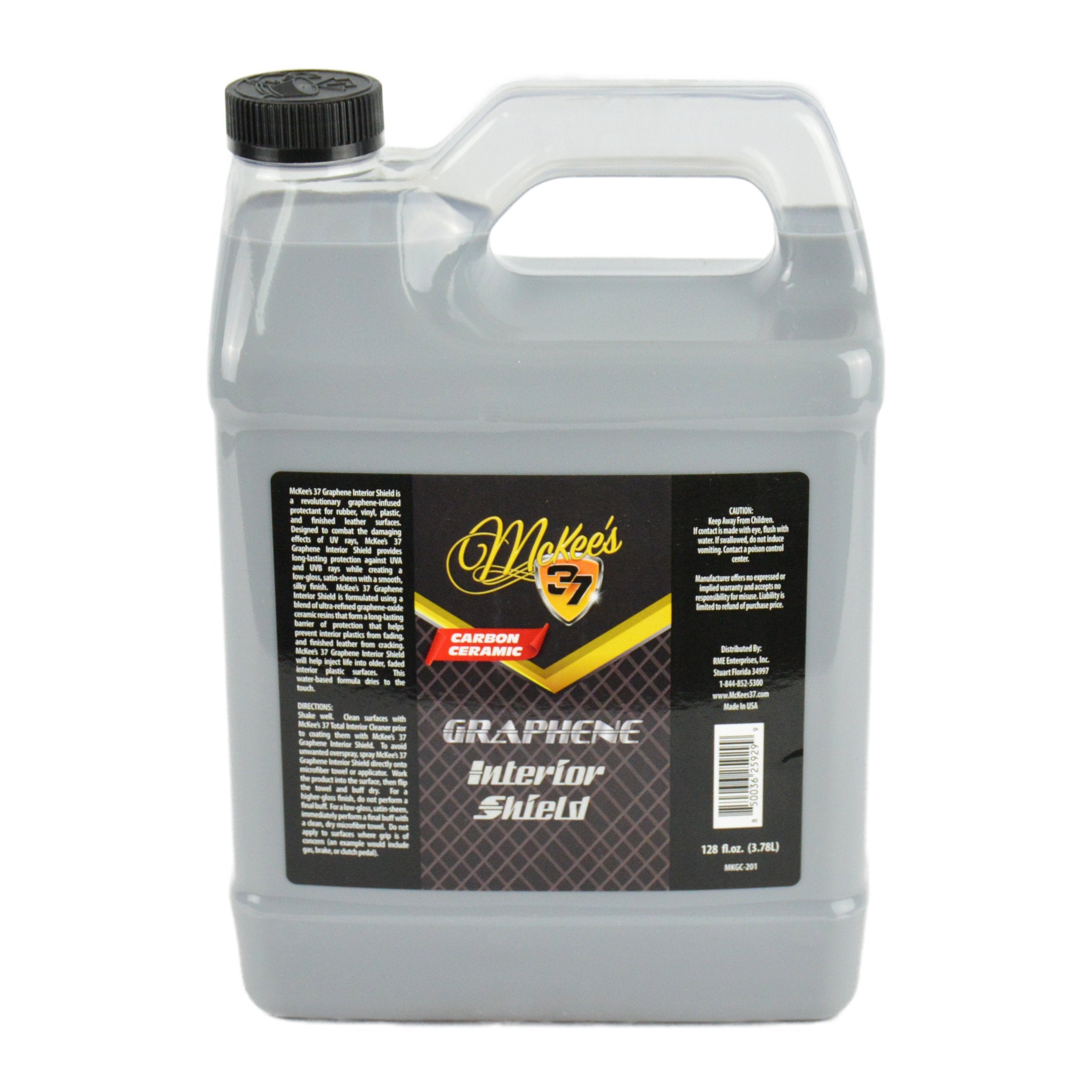 McKee's 37 Graphene Interior Shield - Advanced Car Interior Protectant for Leather, Vinyl & Plastic - Long-Lasting Shine & UV Protection - Perfect for Cars, Trucks & SUVs