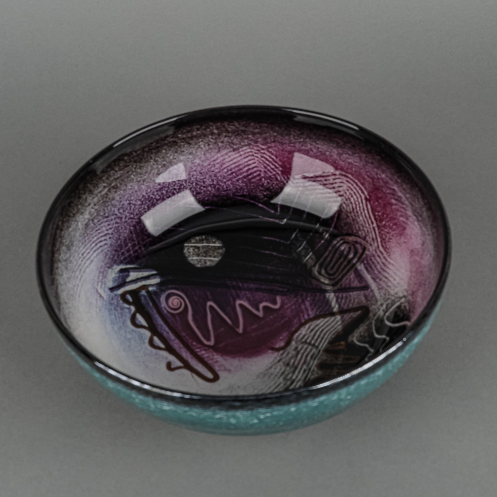 Claire Maunsell Canadian Art Glass Bowl 1956 - Handcrafted Collectible Glassware for Home Decor & Gift Giving