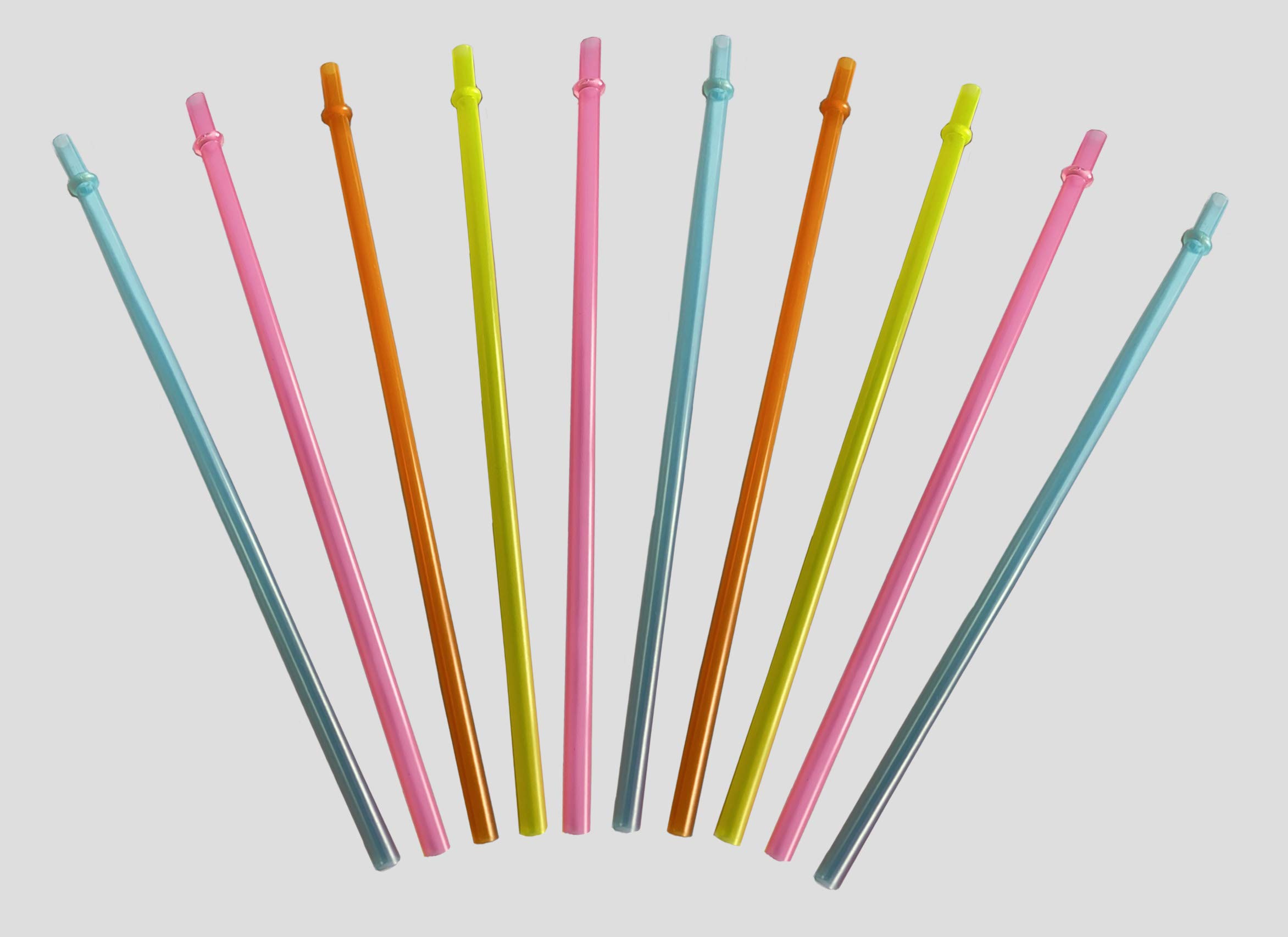 Snackeez 10-Pack Replacement Straws for Travel Cup - Durable, BPA-Free, Assorted Colors - Perfect for Smoothies, Iced Coffee & On-the-Go Drinks