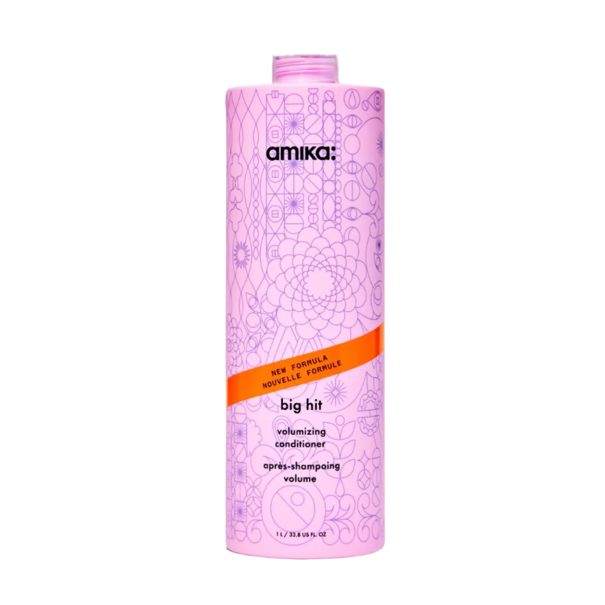 Amika Big Hit Volumizing & Thickening Conditioner for Fine Hair - Adds Volume & Shine for Daily Styling & Salon-Like Results