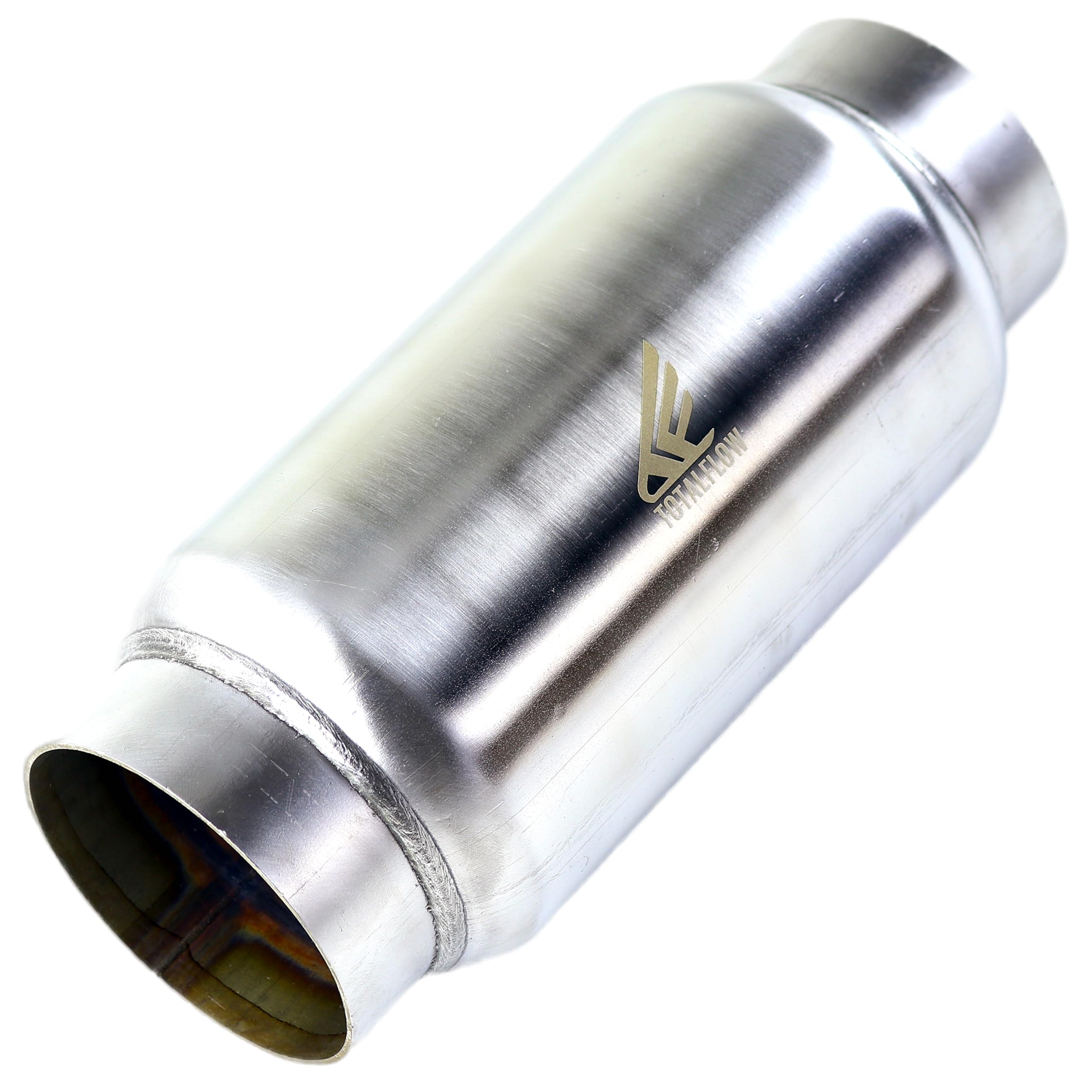 TOTALFLOW 946 Mini Muffler 409 Stainless Steel | 4.5