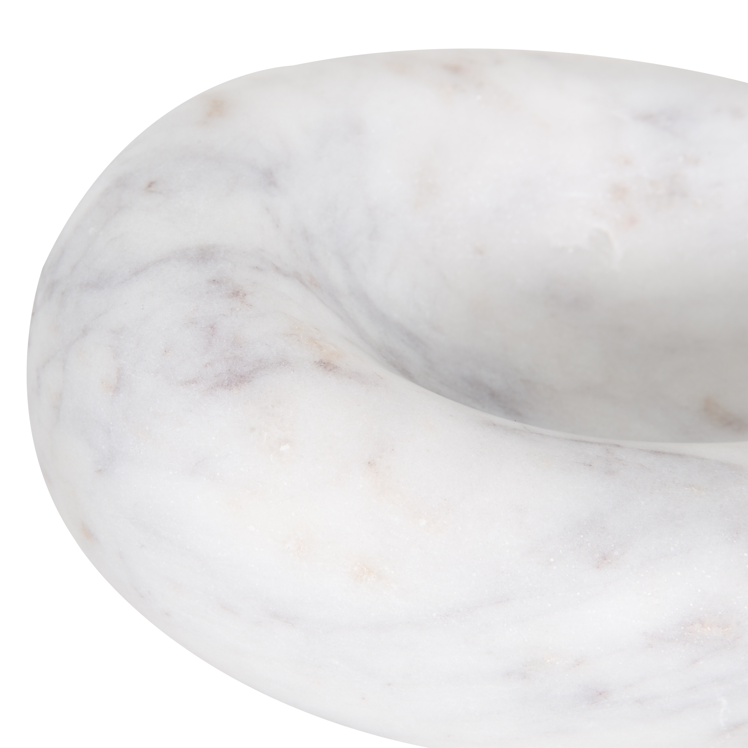 Lagoon Marble Bowl - Handcrafted Stone Fruit Serving Bowl for Kitchen & Dining Room Decor | Perfect for Fruit Display, Salad Serving, and Home Centerpiece