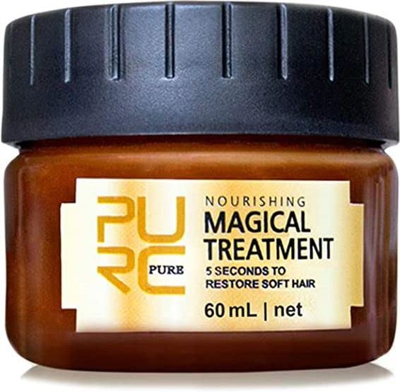 Ramley PURC Magical Hair Mask - Deep Conditioning Treatment for Damaged Hair, Natural Hair Repair, Smooth & Shiny Results - 60ml (2 Pack) | Salon-Quality At-Home Hair Care for Dry, Frizzy & Color-Treated Hair
