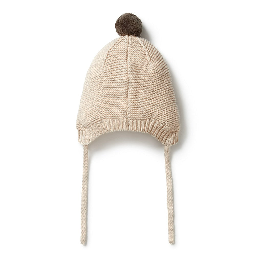 Cozy Knitted Cable Bonnet for Women - Winter Warm Beanie Hat with Classic Cable Design - Perfect for Outdoor Activities, Hiking, and Cold Weather Fashion