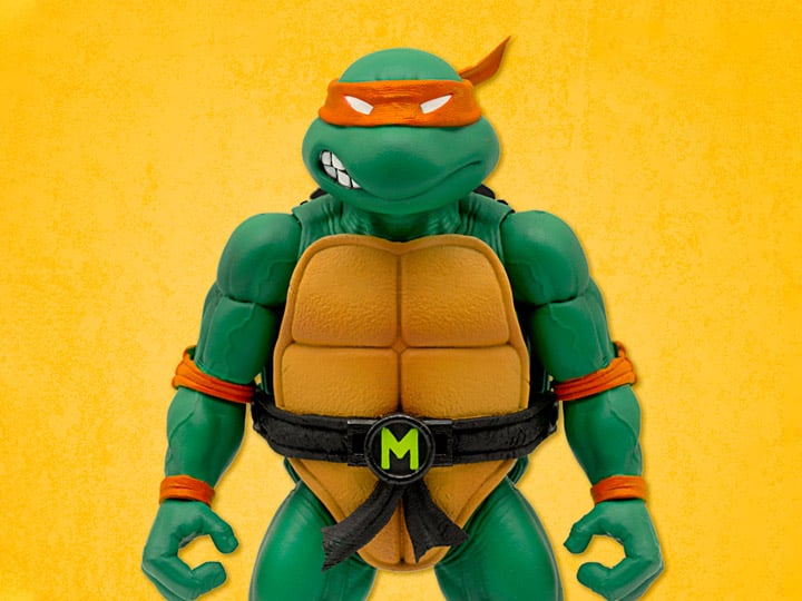 Teenage Mutant Ninja Turtles ULTIMATES! Michelangelo Action Figure - Collectible TMNT Toy for Kids & Adults - Perfect for Display, Play & Gifts