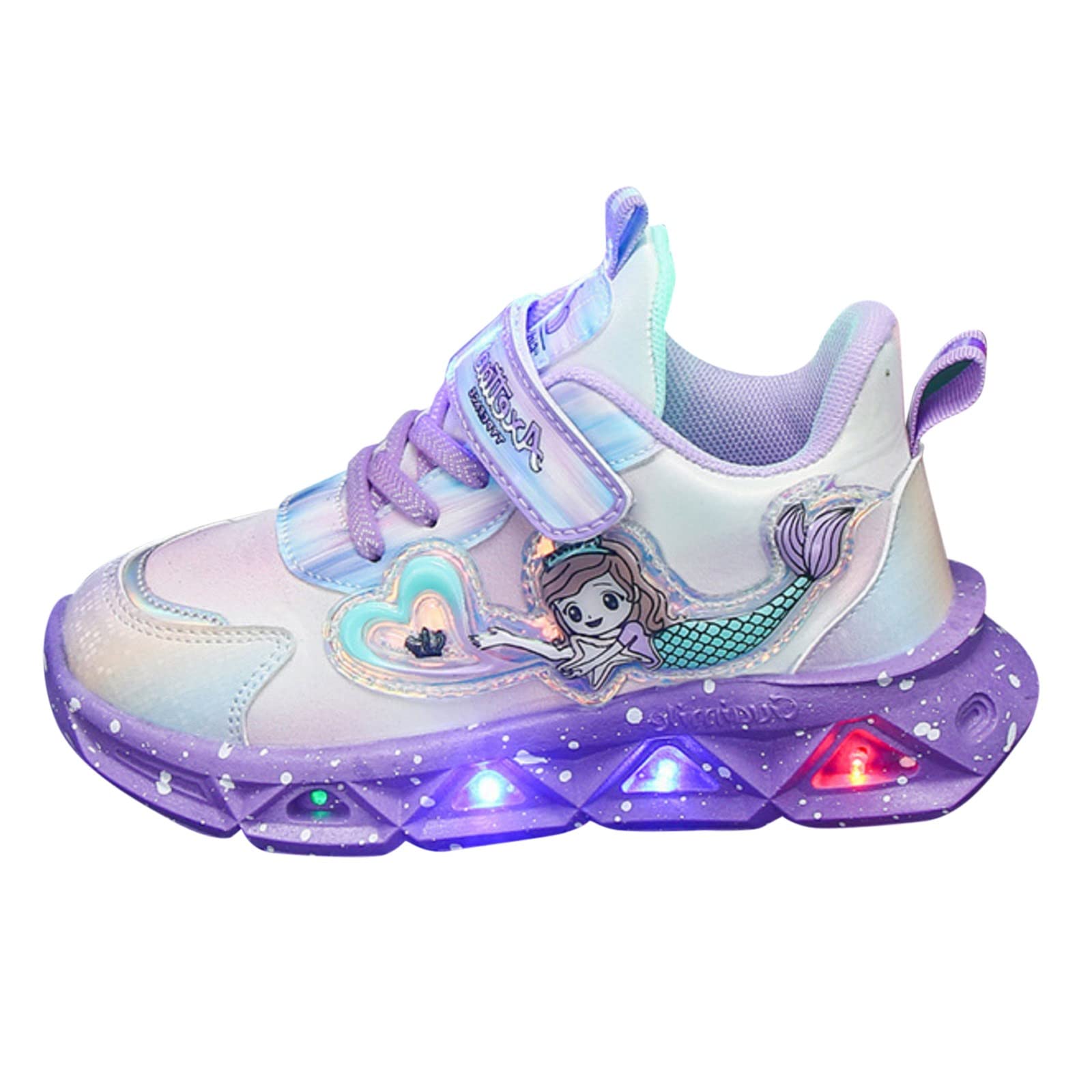 LED Light Up Sneakers for Toddler Boys & Girls - Comfortable, Breathable & Non-Slip Walking & Running Shoes - Perfect for Playtime, Sports & Nighttime Safety