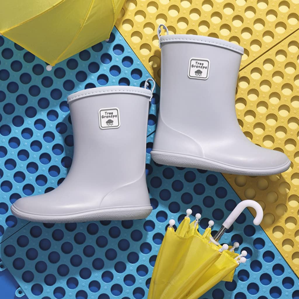 Toddler Rain Boots - Waterproof Lightweight Easy-On Baby Rain Boots for Boys & Girls - Perfect for Puddles, Outdoor Play & Rainy Day Adventures