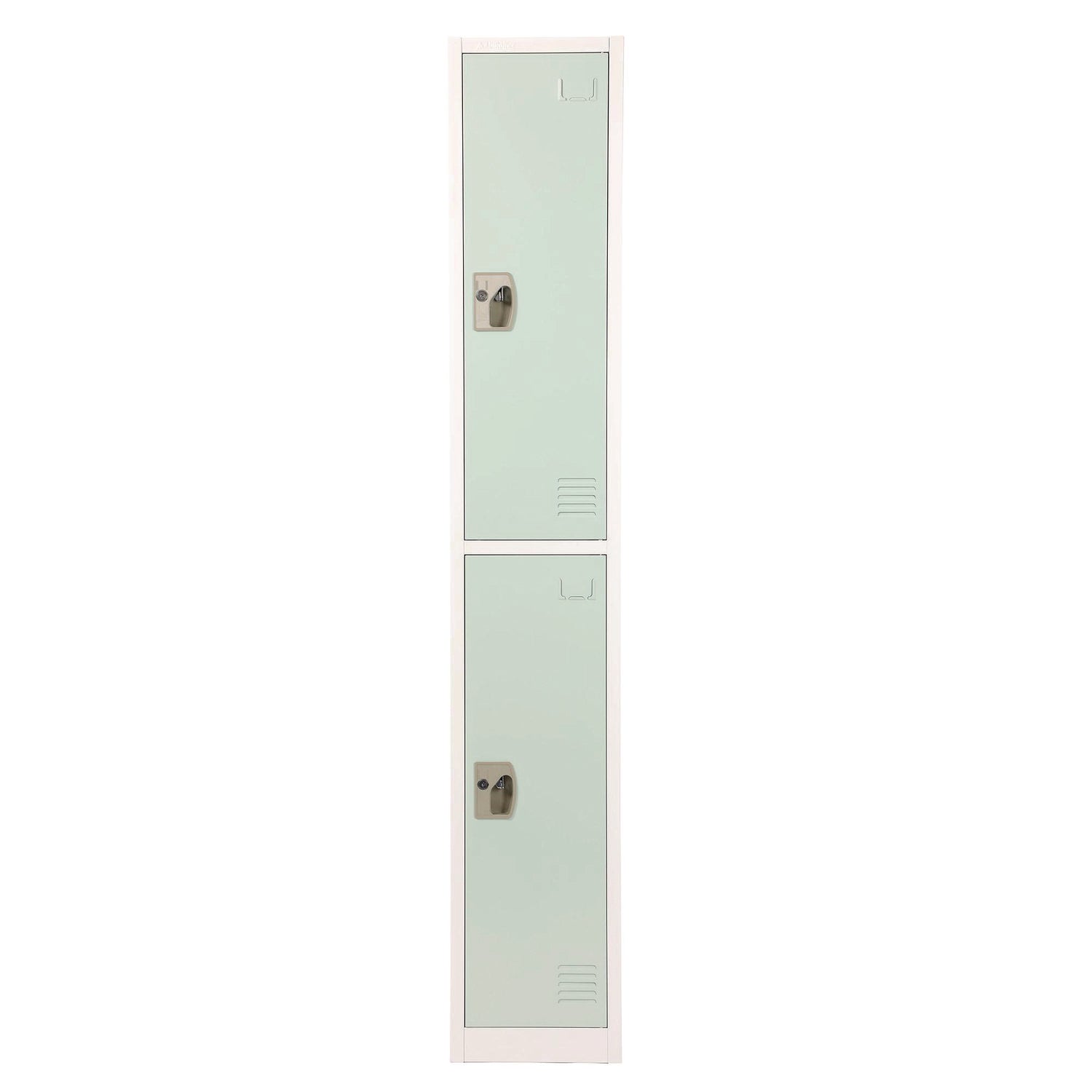 AdirOffice Steel Storage Locker - 2 Compartment Metal Locker Cabinet, 12
