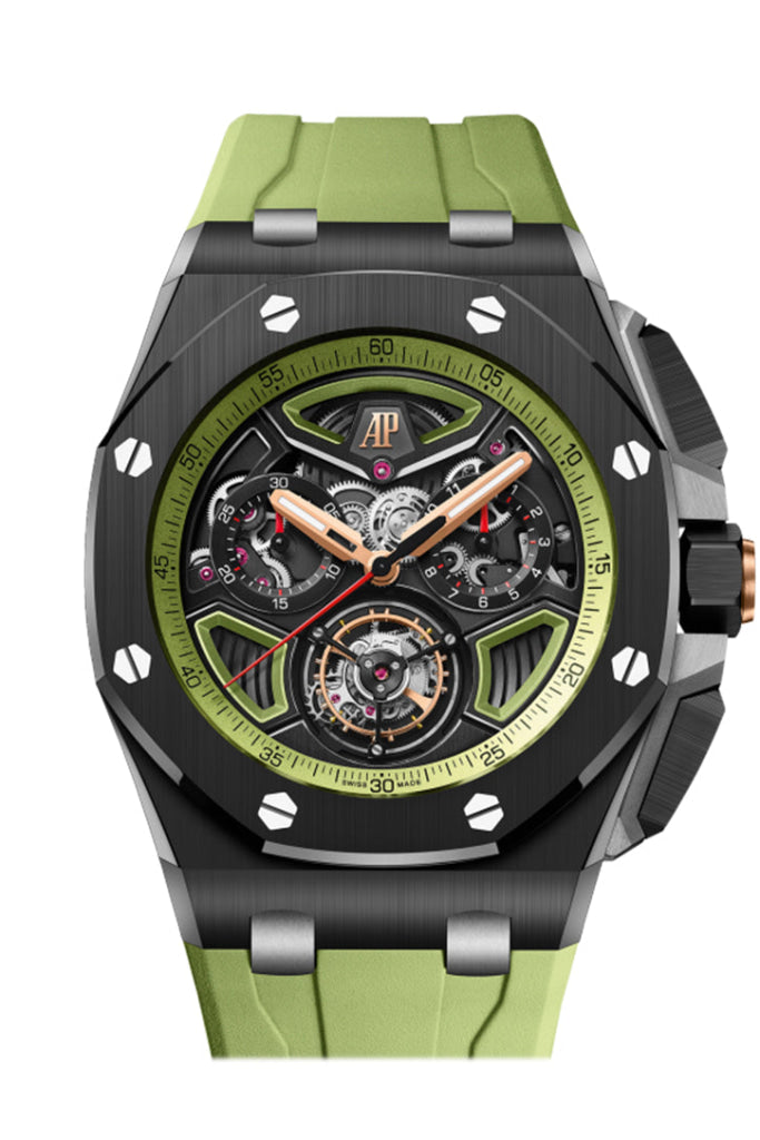 Audemars Piguet Royal Oak Offshore Black Ceramic Men's Watch 26622CE.OO.D062CA.01 - Luxury Swiss Automatic Chronograph for Business & Formal Occasions