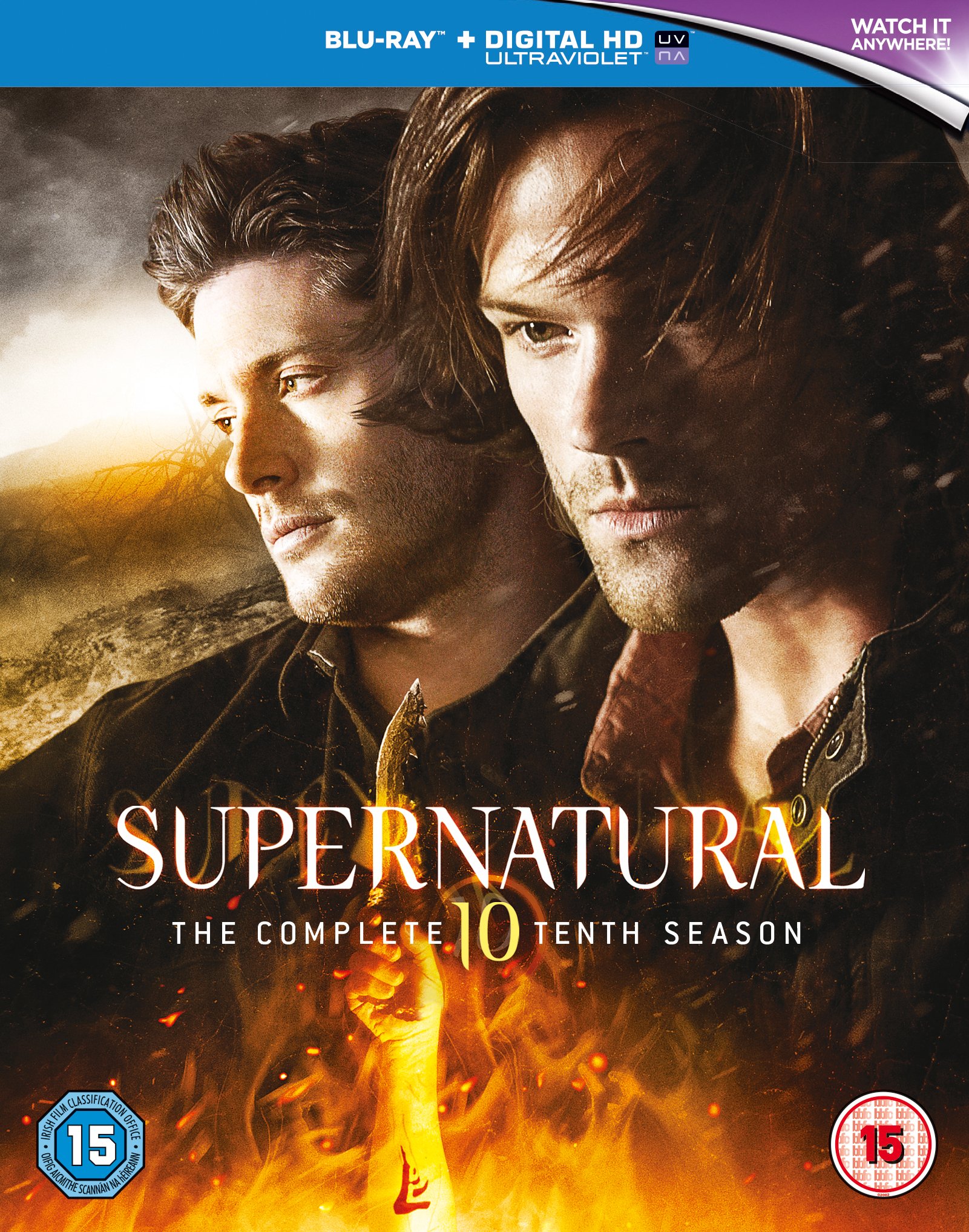 Supernatural Season 10 Blu-ray Complete Box Set (Region Free, 2016) - Perfect for Supernatural Fans & TV Show Collectors - Great for Binge-Watching and Gift Giving