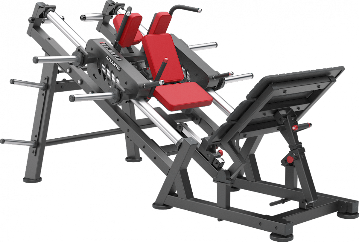 ATLANTIS Professional Hack Squat Machine for Gym & Home Workouts - Leg Press & Strength Training Equipment for Fitness Enthusiasts