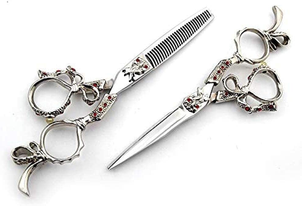 Professional Hairdressing Scissors Set - Hair Cutting Shears & Thinning Shears for Salon, Barbershop & Home Use | Sharp Stainless Steel Hair Shears for Stylists & Hair Enthusiasts | Perfect for Precision Cutting, Trimming & Texturizing