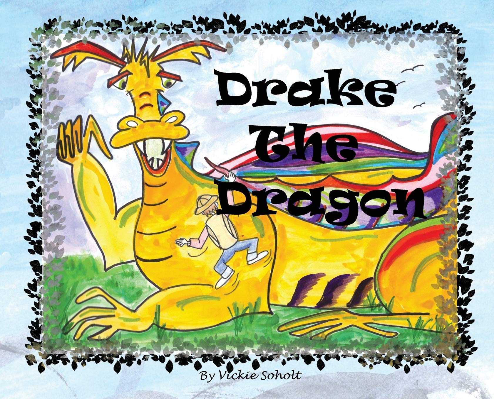 Drake The Dragon Plush Toy - Cute Stuffed Animal for Kids, Gifts & Collectibles | Perfect for Bedtime, Nursery Decor & Fantasy Play