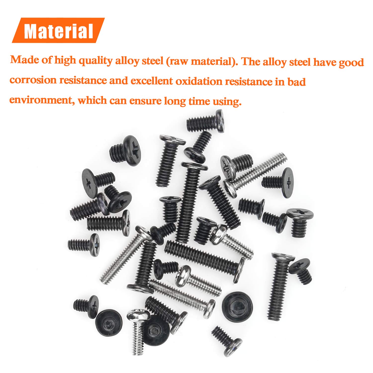 800-Piece Laptop & Notebook Computer Screw Replacement Repair Kit - SSD & Electronic Device Repair Screw Set for DIY Fixes, Upgrades & Maintenance (Perfect for MacBook, Dell, HP & More)